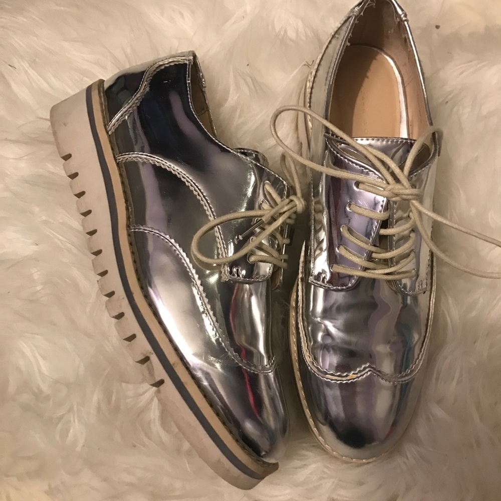 Zara Platform Brogues